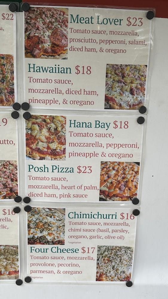 Hana Maui Pizza Menu image 4
